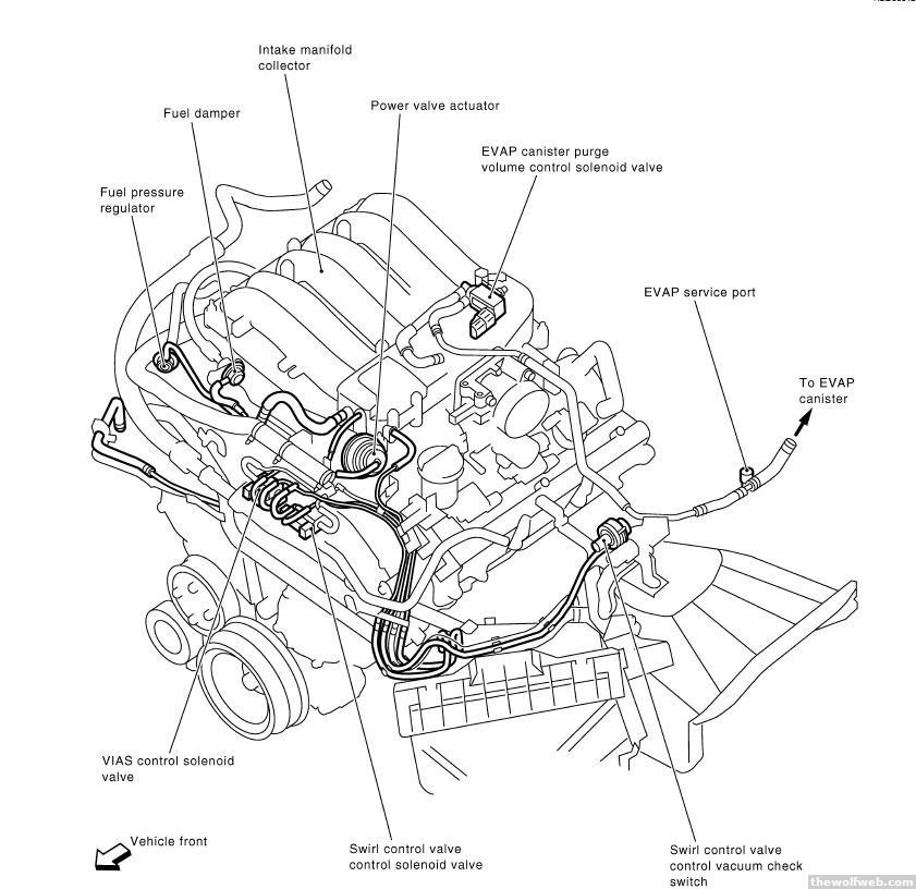 2001 Nissan maxima engine schematic #8